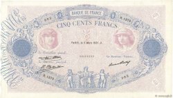 500 Francs BLEU ET ROSE FRANCE  1931 F.30.34 SUP+