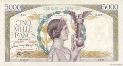5000 Francs VICTOIRE Impression à plat FRANCE  1944 F.46.50 pr.SPL