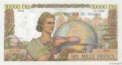 10000 Francs GÉNIE FRANÇAIS FRANCE  1956 F.50.81 SUP+