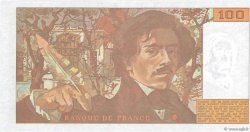 100 Francs DELACROIX imprimé en continu Fauté FRANCE  1993 F.69bis.08 AU