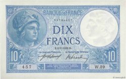 10 Francs MINERVE FRANCE  1916 F.06.01
