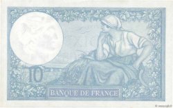 10 Francs MINERVE modifié FRANCE  1939 F.07.10 AU+
