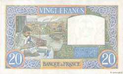 20 Francs TRAVAIL ET SCIENCE FRANCIA  1942 F.12.21 BB