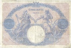 50 Francs BLEU ET ROSE FRANKREICH  1901 F.14.13 fS