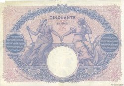50 Francs BLEU ET ROSE FRANCIA  1905 F.14.17 BC+
