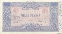 1000 Francs BLEU ET ROSE FRANCIA  1920 F.36.35 MBC