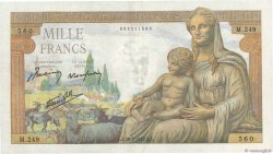 1000 Francs DÉESSE DÉMÉTER FRANCE  1942 F.40.01 SUP