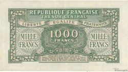 1000 Francs MARIANNE THOMAS DE LA RUE FRANCE  1945 VF.13.02 XF