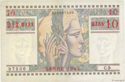 10 Mark SARRE FRANCIA  1947 VF.47.01 EBC