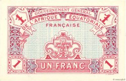 1 Franc FRENCH EQUATORIAL AFRICA  1917 P.02a UNC-
