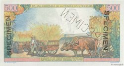 500 Francs Pointe à Pitre Spécimen AFRIQUE ÉQUATORIALE FRANÇAISE  1946 P.25s q.FDC