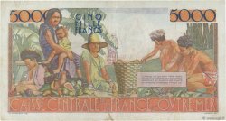 5000 Francs Schoelcher FRENCH EQUATORIAL AFRICA  1946 P.27 VF+