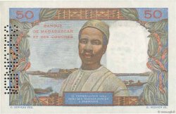 50 Francs Spécimen COMORES  1960 P.02s1 pr.NEUF