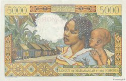 5000 Francs COMORE  1963 P.06c SPL+