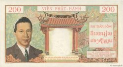 200 Piastres - 200 Dong FRENCH INDOCHINA  1953 P.109 AU-