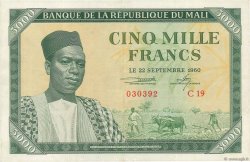5000 Francs MALI  1960 P.05 fVZ