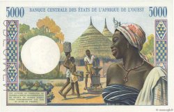 5000 Francs Spécimen ESTADOS DEL OESTE AFRICANO  1965 P.604AeS SC+