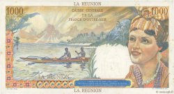 1000 Francs Union Française REUNION INSEL  1946 P.47a VZ
