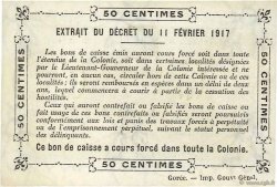 50 Centimes SENEGAL  1917 P.01b fST