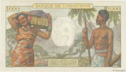 1000 Francs TAHITI  1953 P.15b q.FDC