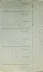 Francs Planche FRANCE régionalisme et divers Paris 1872 DOC.Chèque TTB