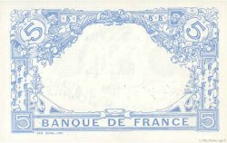 5 Francs BLEU FRANCE  1915 F.02.25 AU