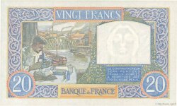 20 Francs TRAVAIL ET SCIENCE FRANKREICH  1940 F.12.06 VZ