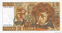 10 Francs BERLIOZ Petit numéro FRANCIA  1972 F.63.01A1 FDC