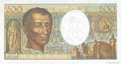 200 Francs MONTESQUIEU Petit numéro FRANCIA  1981 F.70.01A1 FDC