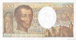 200 Francs MONTESQUIEU alphabet 101 FRANCIA  1992 F.70bis.01 FDC