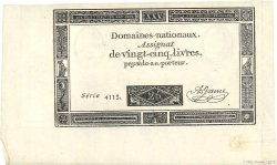 25 Livres FRANCIA  1793 Ass.43a SC