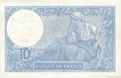 10 Francs MINERVE FRANKREICH  1920 F.06.04 fVZ