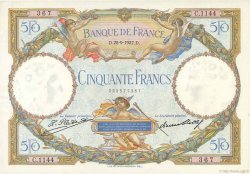 50 Francs LUC OLIVIER MERSON FRANKREICH  1927 F.15.01 fST