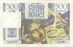 500 Francs CHATEAUBRIAND FRANCE  1953 F.34.13 F