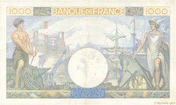 1000 Francs COMMERCE ET INDUSTRIE FRANKREICH  1941 F.39.04 SS to VZ