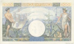 1000 Francs COMMERCE ET INDUSTRIE FRANCE  1944 F.39.11 AU+