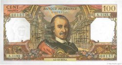 100 Francs CORNEILLE Petit numéro FRANCE  1978 F.65.63 UNC