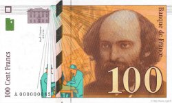 100 Francs CÉZANNE Petit numéro FRANCE  1997 F.74.01A NEUF