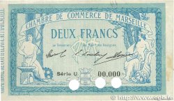 2 Francs Spécimen FRANCE regionalism and various Marseille 1914 JP.079.26 VF