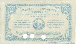 2 Francs Spécimen FRANCE regionalism and various Marseille 1914 JP.079.26 VF