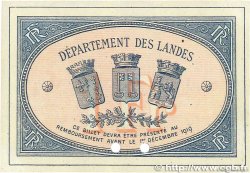 1 Franc Spécimen FRANCE regionalismo y varios Mont-De-Marsan 1914 JP.082.06 SC