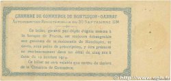 1 Franc FRANCE Regionalismus und verschiedenen Montluçon, Gannat 1914 JP.084.05 VZ+