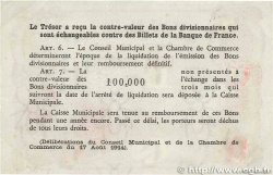 2 Francs FRANCE Regionalismus und verschiedenen Rouen 1922 JP.110.66 VZ