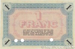 1 Franc Spécimen FRANCE Regionalismus und verschiedenen Vienne 1915 JP.128.07 VZ+