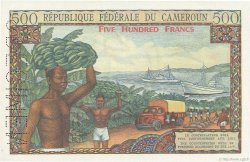 500 Francs Spécimen CAMERUN  1962 P.11s q.FDC