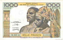 1000 Francs WEST AFRICAN STATES  1980 P.103An AU