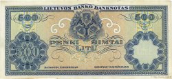 500 Litu LITHUANIA  1924 P.21a XF