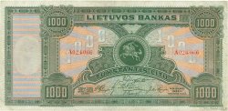 1000 Litu LITUANIA  1924 P.22a BB