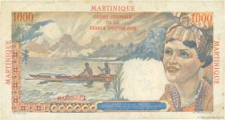 1000 Francs Union Française MARTINIQUE  1946 P.33 MBC