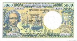 5000 Francs Petit numéro POLYNÉSIE, TERRITOIRES D